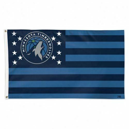 WinCraft NBA Minnesota Timberwolves Flag3'x5' Flag, Team Colors, One Size