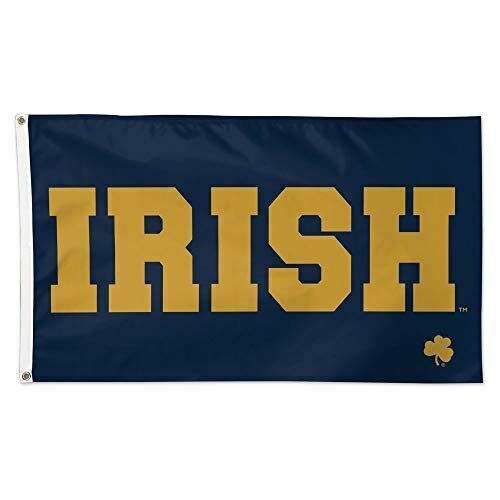 Notre Dame IRISH Flag 3x5 Deluxe Navy Licensed Fighting Irish