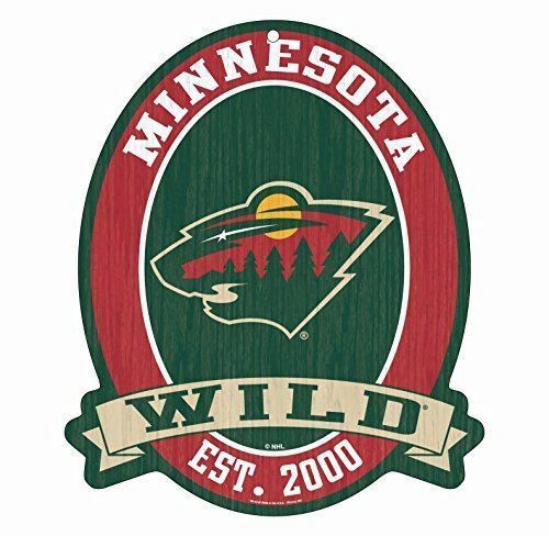 Minnesota Wild Wood Street Sign 11X13" - NHL
