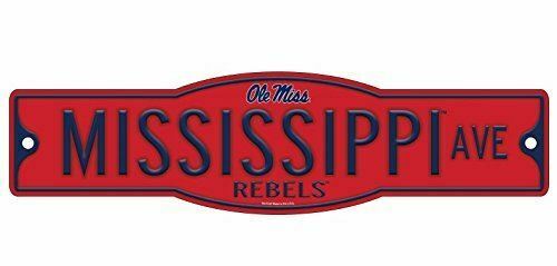 Ole Miss University of Mississippi Rebels Old Miss 4" x 17" Street Sign NCAA