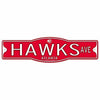 Atlanta Hawks 4&quot; x 17&quot; Plastic Street Sign NBA