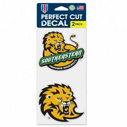 WinCraft Southeastern Louisiana University 4"x8" Die Cut Decal (Two - 4"x4" Deca