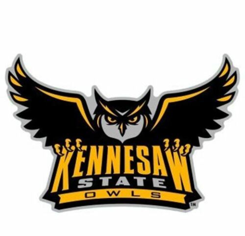 Kennesaw State Owls 4" x 4" Perfect Cut Die Cut Decal