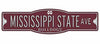 Mississippi State Bulldogs 4&quot; x 17&quot; Street Sign NCAA