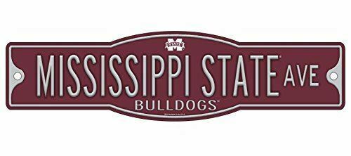 Mississippi State Bulldogs 4" x 17" Street Sign NCAA